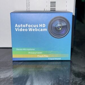 AutoFocus HD Video Webcam - Black BRAND NEW
